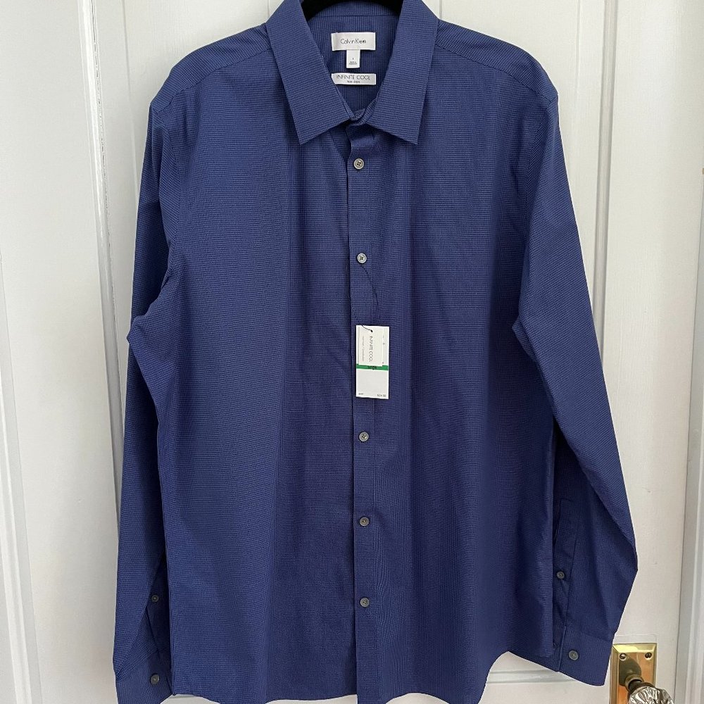 Calvin Klein Men's Size Large Dress Shirt